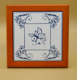 Carrelage décoratif de style Delft Blue. Motif champêtre série 02
