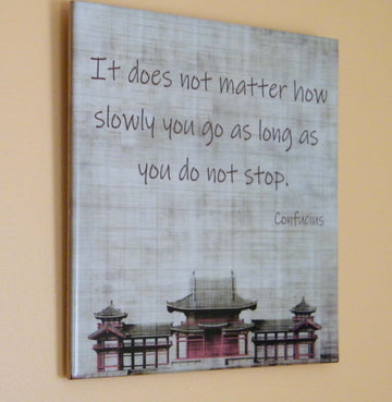 Famous quotes. Confucius. Ceramic wall decor 02 - ArtisTile Ceramic