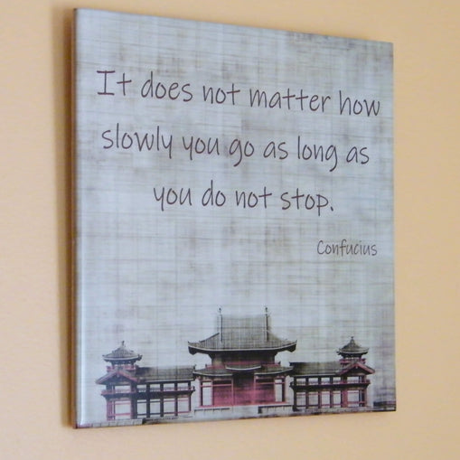 Famous quotes. Confucius. Ceramic wall decor 02 - ArtisTile Ceramic