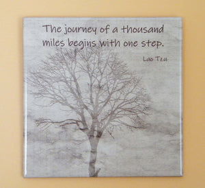 Lao Tzu quotes. Ceramic wall decor