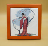 Ceramic wall decor. Oriental motif. - ArtisTile Ceramic